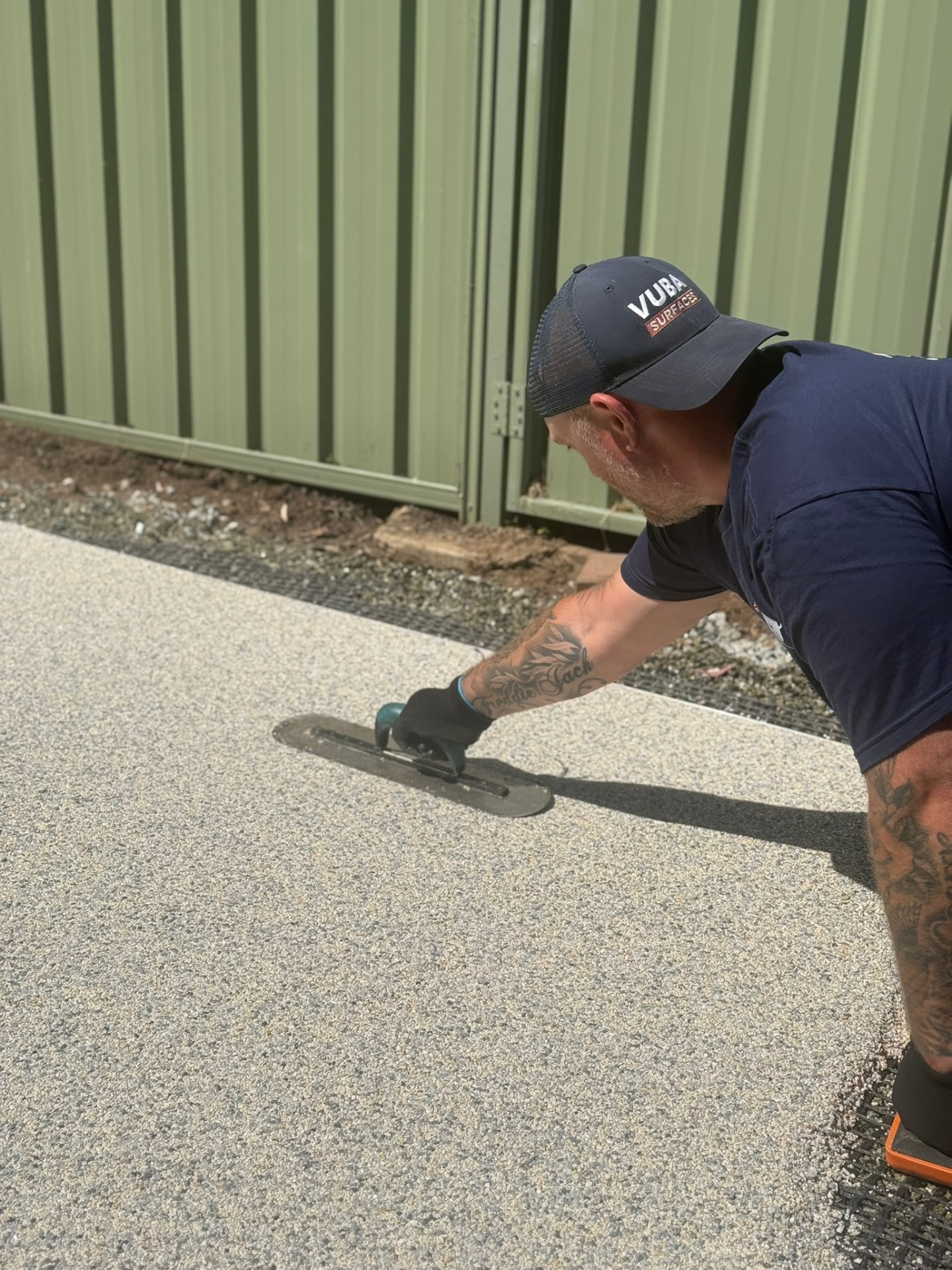 Resin bound residential driveway